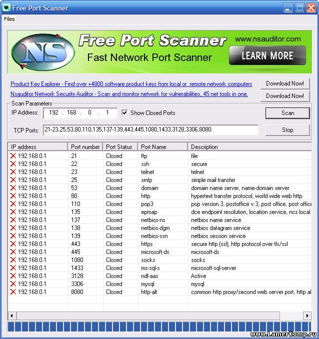 Free Port Scanner