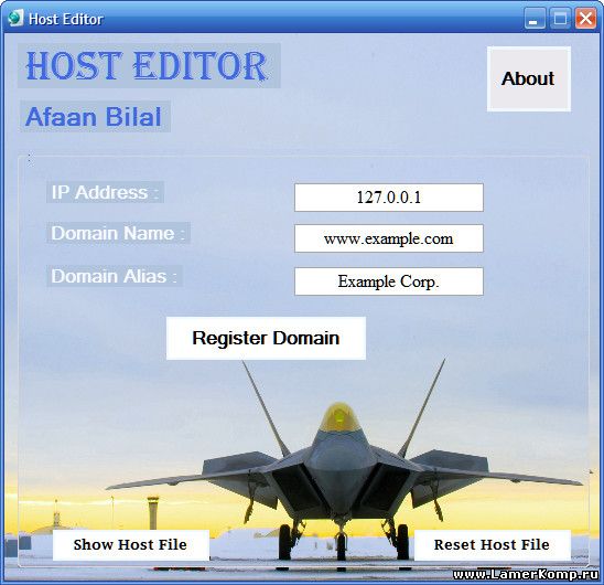 Host Editor - редактор хостс файла