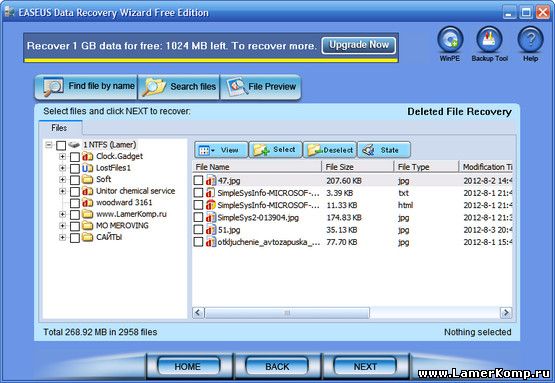 Data Recovery Wizard Free Edition