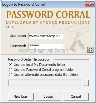 Password Corral