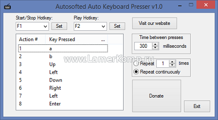 Autosofted Auto Keyboard Presser