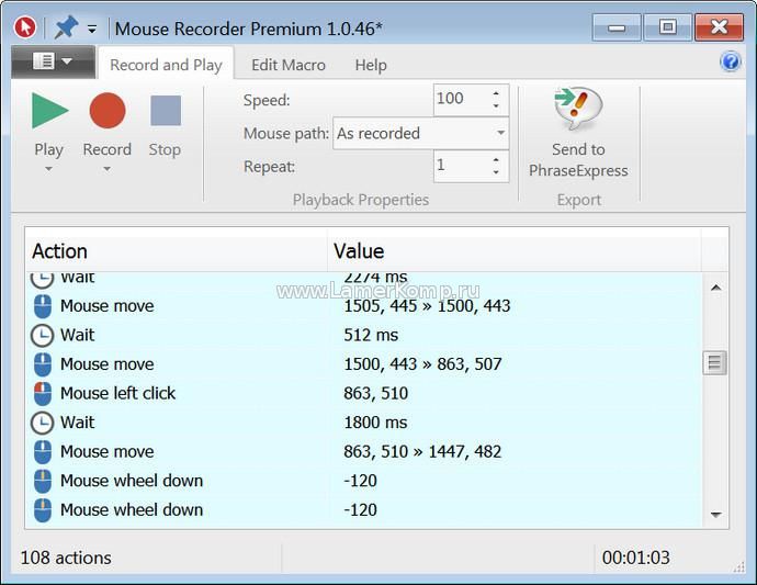 Mouse Recorder Premium