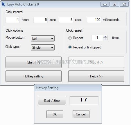 auto clicker for keyboard key