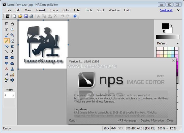 NPS Image Editor