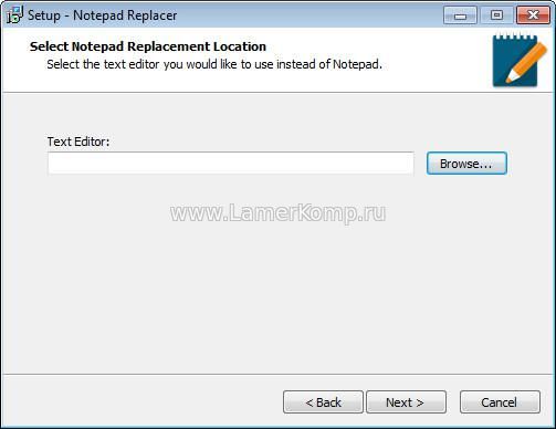 Notepad Replacer